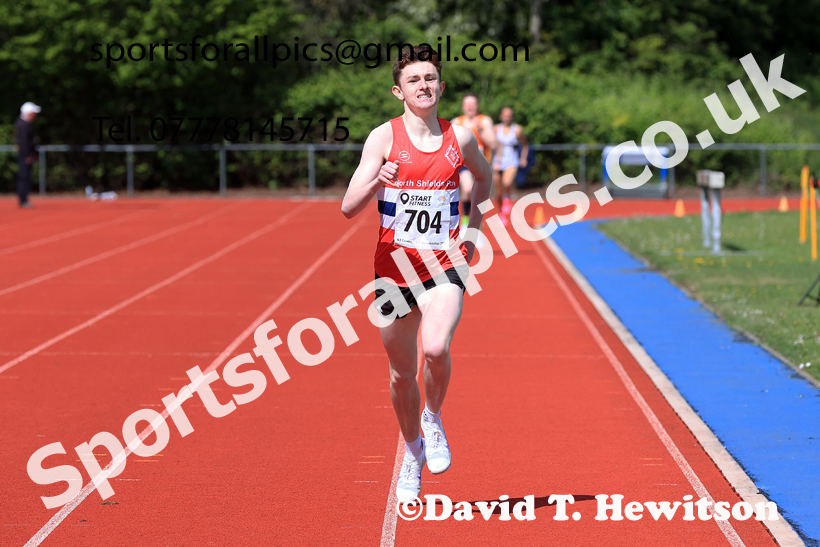 800 metres, 2026 North Eastern Track and Field Champs, Shildon, County Durham. Photo: David T. Hewitson/Sports for All Pics